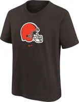 Nike Youth Cleveland Browns Logo Brown Cotton T-Shirt