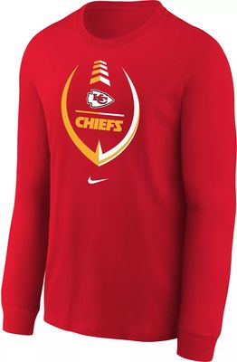 Kansas City Chiefs Nike Women's High Hip Performance Long Sleeve T-Shirt -  Red