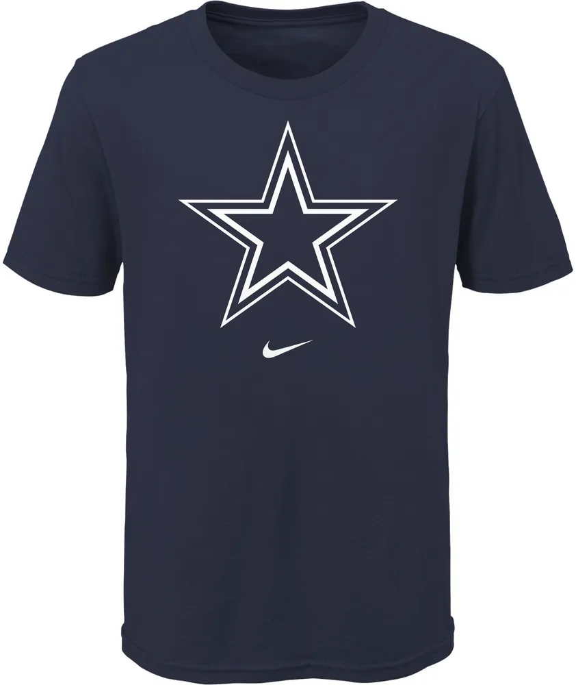 Nike Youth Dallas Cowboys Logo Navy T-Shirt