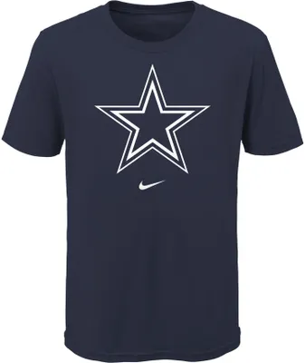 Nike Youth Dallas Cowboys Logo Navy T-Shirt