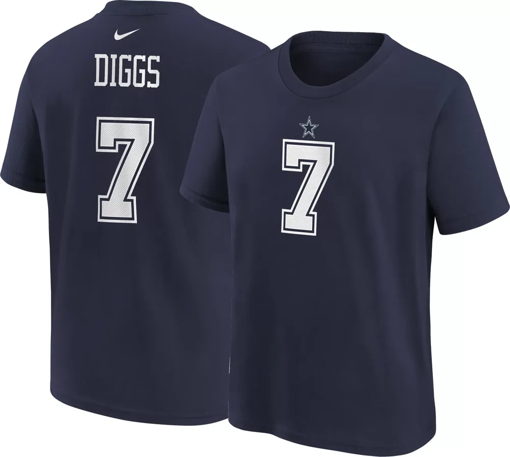 Nike Youth Dallas Cowboys Trevon Diggs #7 Navy T-Shirt