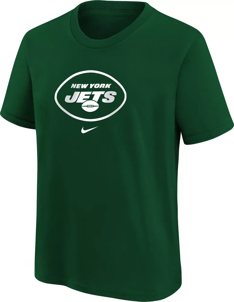 Nike Youth New York Jets Logo Green Cotton T-Shirt