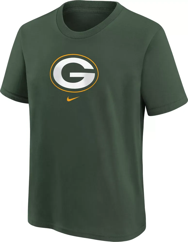 Nike Youth Green Bay Packers Logo Cotton T-Shirt