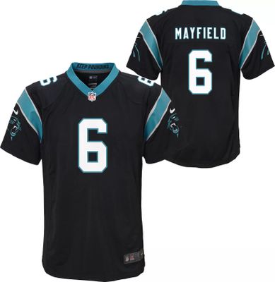 Youth Carolina Panthers Adam Thielen Nike Black Game Jersey