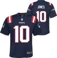 Nike Little Kids' New England Patriots Mac Jones #10 Blue Game Jersey