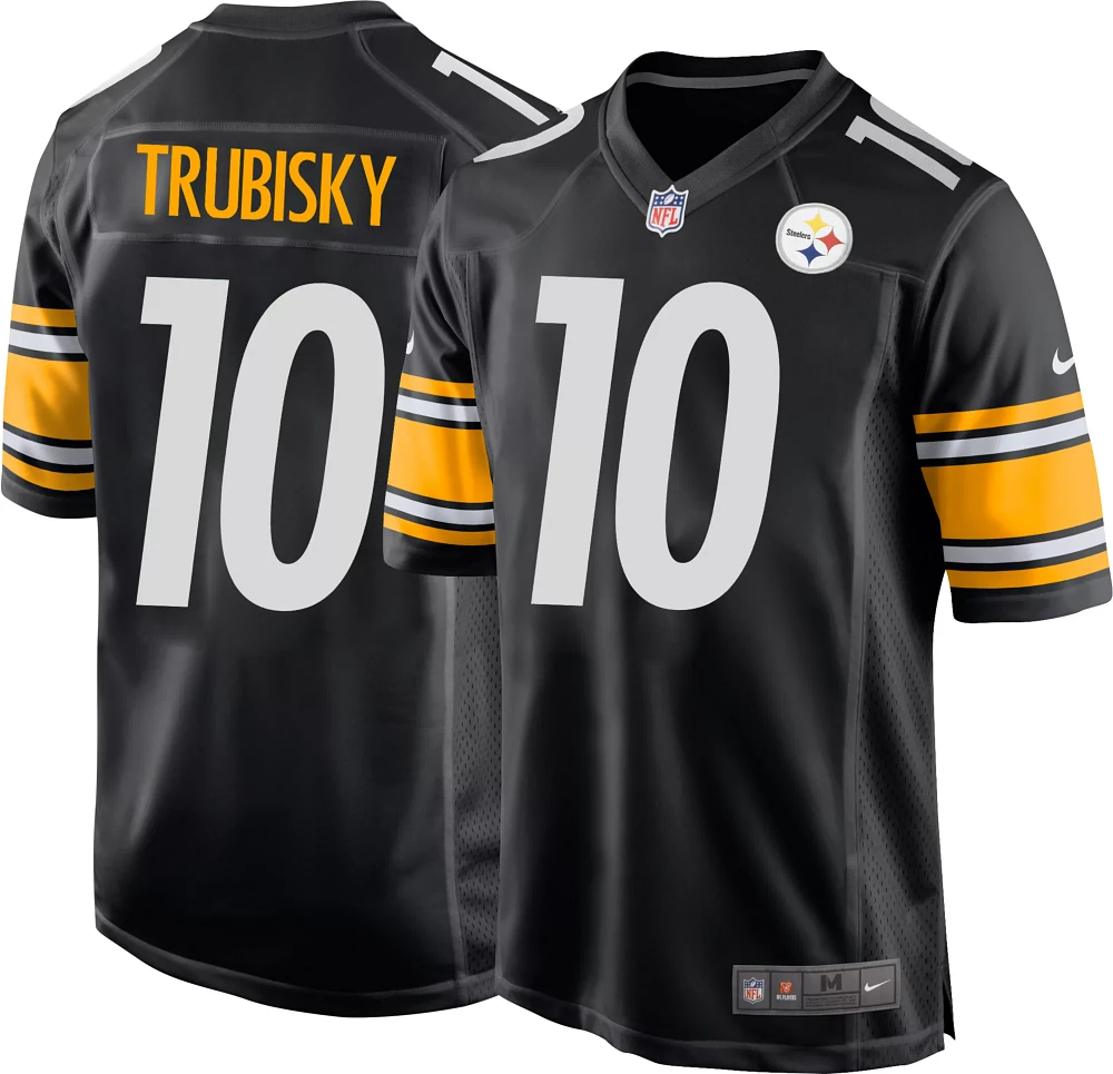 Nike Youth Pittsburgh Steelers Mitchell Trubisky #10 Black Game Jersey