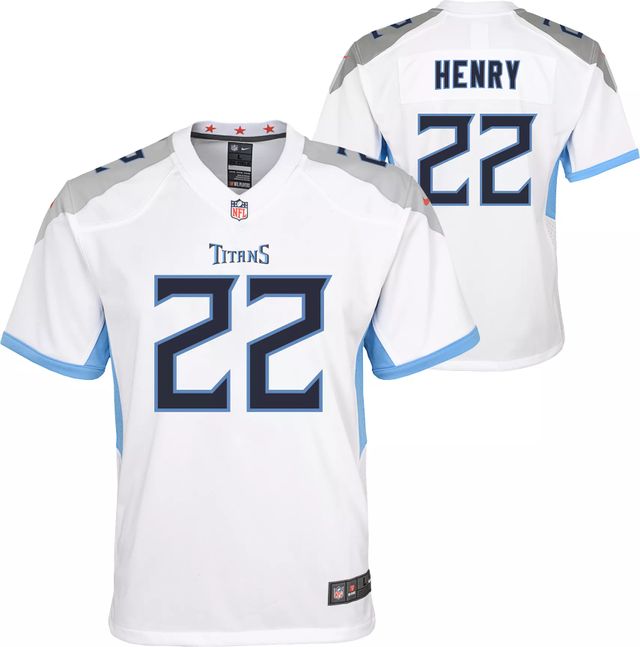 Nike Men's Tennessee Titans Derrick Henry #22 White Game Jersey