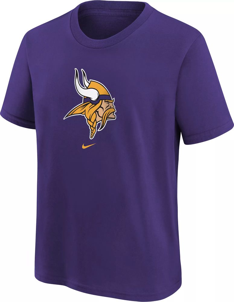 Dick's Sporting Goods Nike Youth Minnesota Vikings Logo Purple Cotton T- Shirt