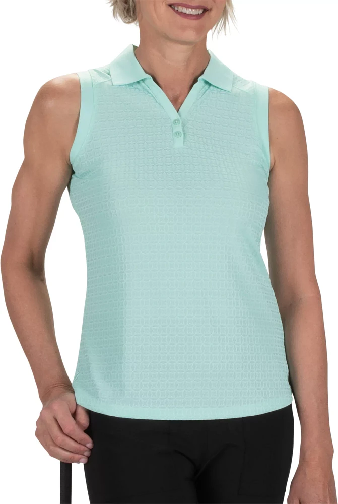 Nancy Lopez Women's Journey Sleeveless Golf Polo