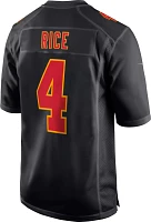 Nike Men's Super Bowl LVIII Bound Patch Kansas City Chiefs Rashee Rice #4 Game Jersey