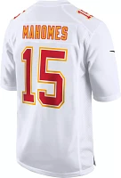 Nike Men's Kansas City Chiefs Patrick Mahomes #15 White Game Jersey