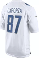 Nike Men's Detroit Lions Sam LaPorta #87 White Game Jersey