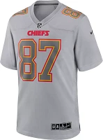 Nike Men's Kansas City Chiefs Travis Kelce #87 Atmosphere Grey Game Jersey