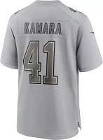 Nike Men's New Orleans Saints Alvin Kamara #41 Atmosphere Grey Game Jersey