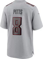 Nike Men's Atlanta Falcons Kyle Pitts #8 Atmosphere Grey Game Jersey