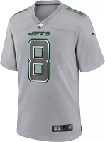 Nike Men's New York Jets Aaron Rodgers #8 Atmosphere Grey Game Jersey