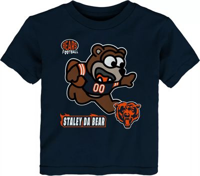 Nike Youth Chicago Bears Justin Fields #1 Navy T-Shirt