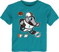 NFL Team Apparel Youth Miami Dolphins Tua Tagovailoa #85 Aqua Player T-Shirt