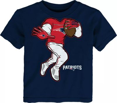 New England Patriots Youth Team Logo TShirt Navy Blue