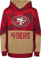 NFL Team Apparel Little Kids' San Francisco 49ers Prime Red Hoodie