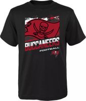 NFL Team Apparel Youth Tampa Bay Buccaneers Red Team Logo T-Shirt