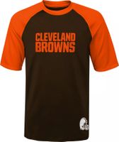 Nfl Team Apparel Youth Cleveland Browns Liquid Camo T-shirt