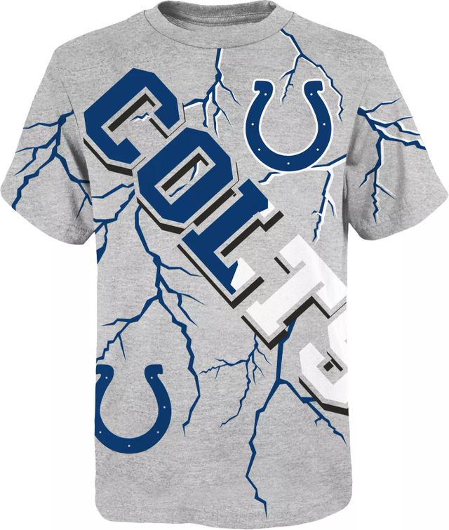 Dick's Sporting Goods NFL Team Apparel Youth Indianapolis Colts Highlights  Grey T-Shirt