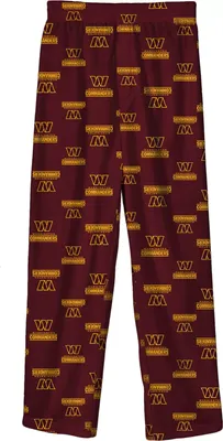 NFL Team Apparel Youth Washington Commanders Sleep Pants