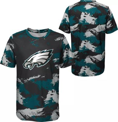Dick's Sporting Goods NFL Team Apparel Youth Philadelphia Eagles Huddle Up  Green T-Shirt