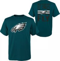 Dick's Sporting Goods NFL Team Apparel Youth Philadelphia Eagles Slogan  Back Green T-Shirt