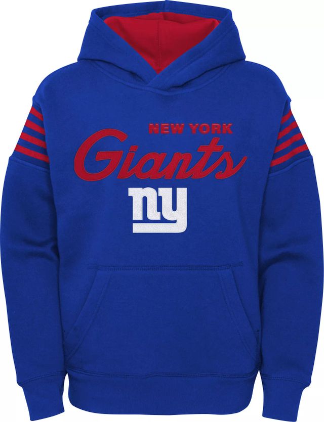 New York Giants Youth Fan Gear Prime Pullover Hoodie - Red