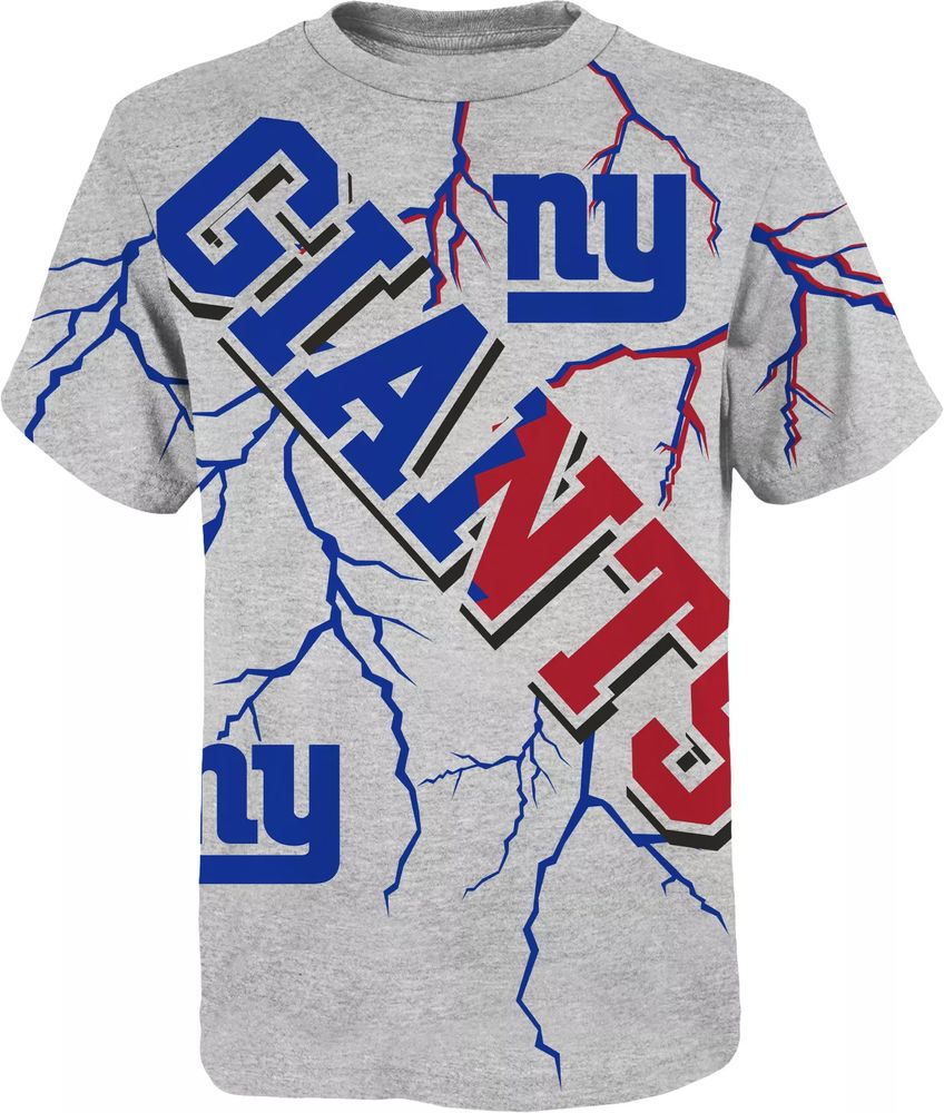 Dick's Sporting Goods NFL Team Apparel Youth New York Giants Highlights  Grey T-Shirt