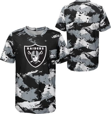 Outerstuff Las Vegas Raiders Kids Cross Pattern T-Shirt 22 / S