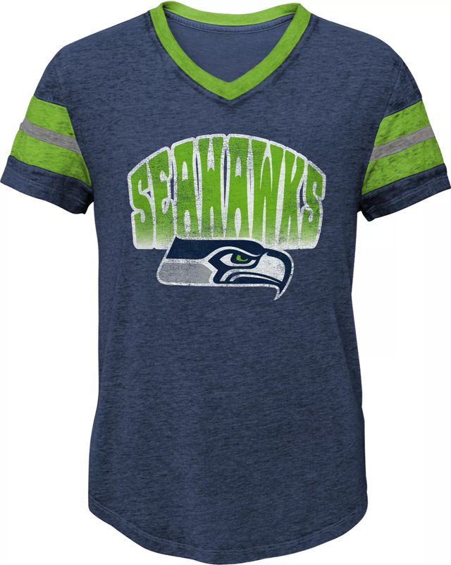 NFL Team Apparel Seattle Seahawks Blue Graphic T-Shirt Men's