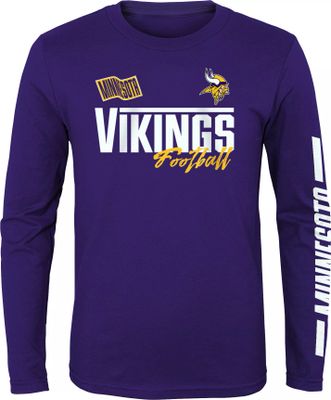 Dick's Sporting Goods NFL Team Apparel Little Kids' Minnesota Vikings  Engage Purple Long Sleeve T-Shirt