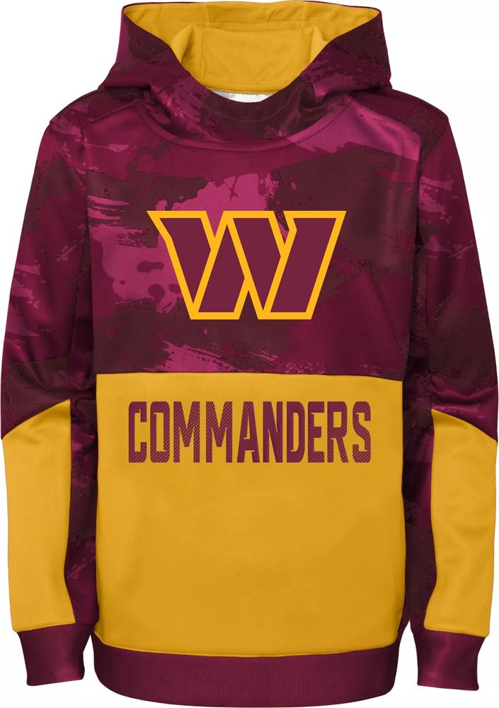 commanders zip up hoodie