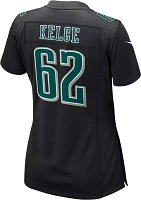 Nike Women's Philadelphia Eagles Jason Kelce #62 Black Game Jersey