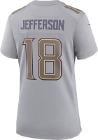 Nike Women's Minnesota Vikings Justin Jefferson #18 Atmosphere Grey Game Jersey