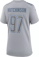 Nike Women's Detroit Lions Aidan Hutchinson #97 Atmosphere Grey Game Jersey