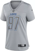 Nike Women's Detroit Lions Aidan Hutchinson #97 Atmosphere Grey Game Jersey