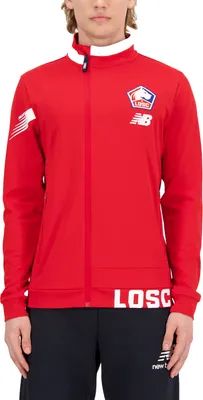 New Balance Lille OSC 2022-2023 Red Pregame Jacket