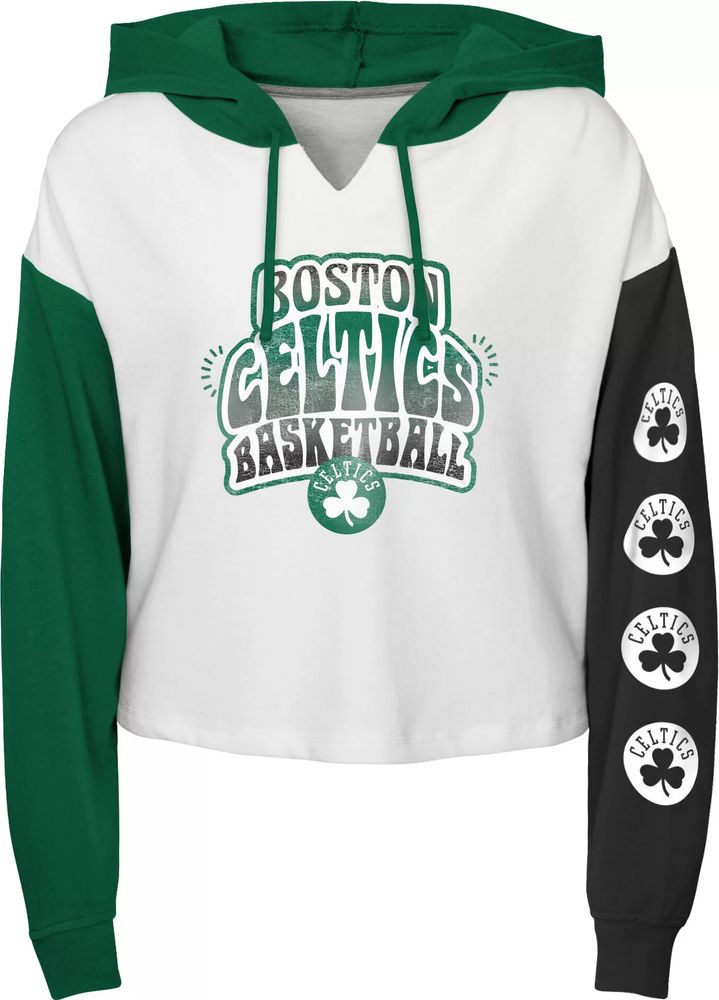 Grey MAN Standard Fit Boston Celtics Licensed Long Sleeve