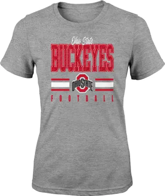 Gen2 Youth Ohio State Buckeyes Heather Grey Heart2Heart T-Shirt