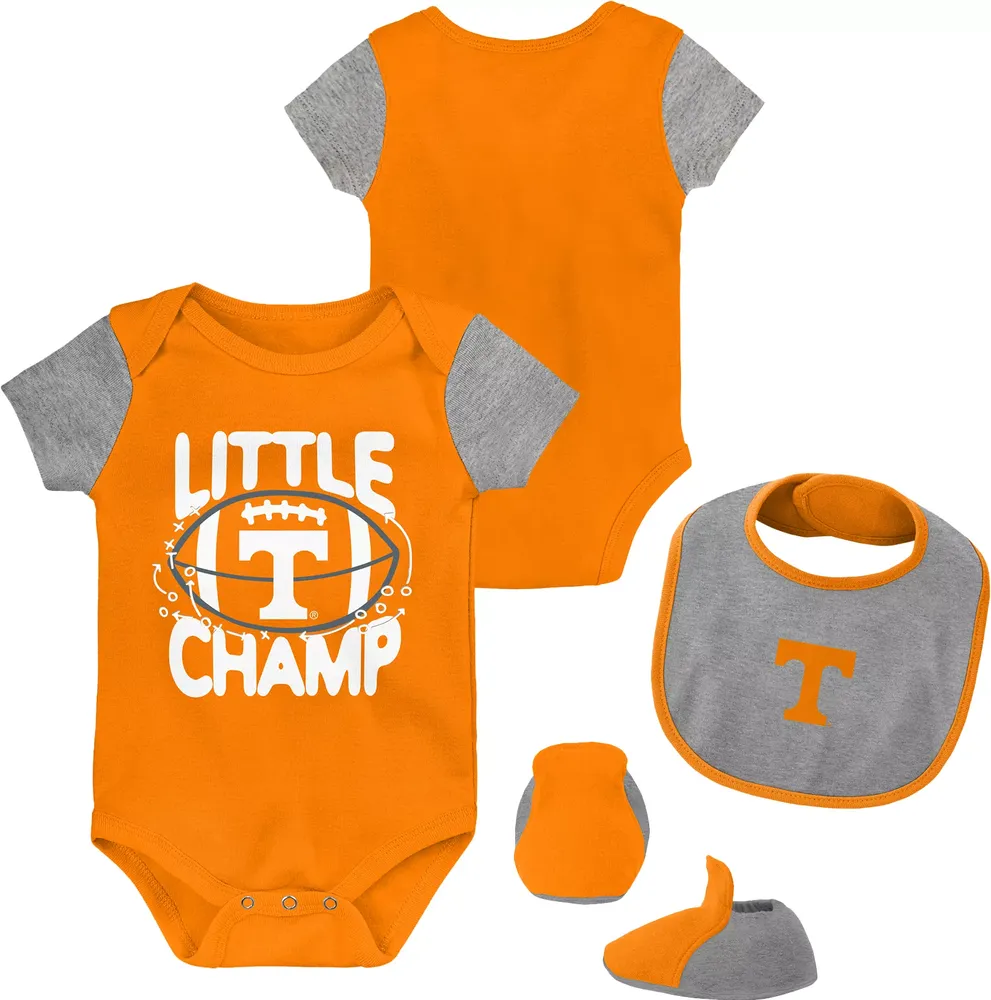 Gen2 New Born Tennessee Volunteers Tennessee Orange Champ Creeper Bib Sett