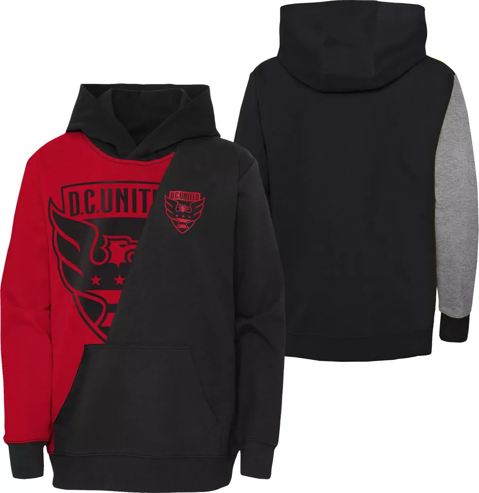 MLS Youth D.C. United Unrivaled Black Pullover Hoodie