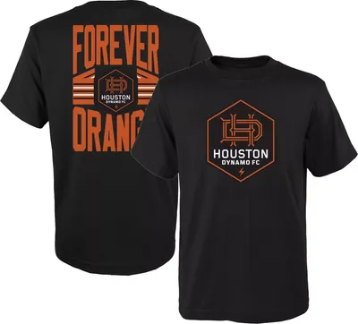 MLS Youth Houston Dynamo Slogan Black T-Shirt