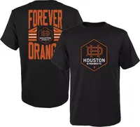 MLS Youth Houston Dynamo Slogan Black T-Shirt