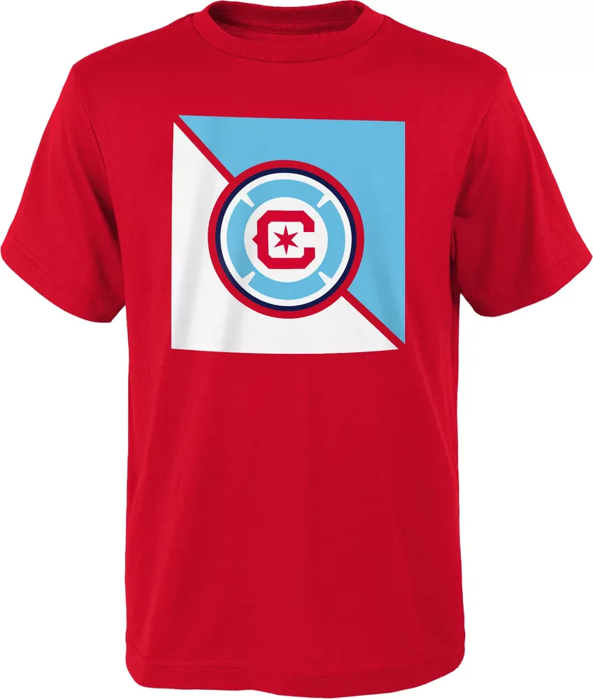 MLS Youth Chicago Fire Divide Red T-Shirt