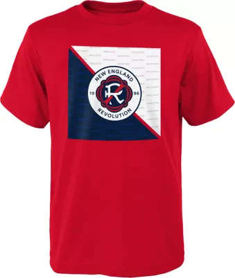 MLS Youth New England Revolution Divide Red T-Shirt