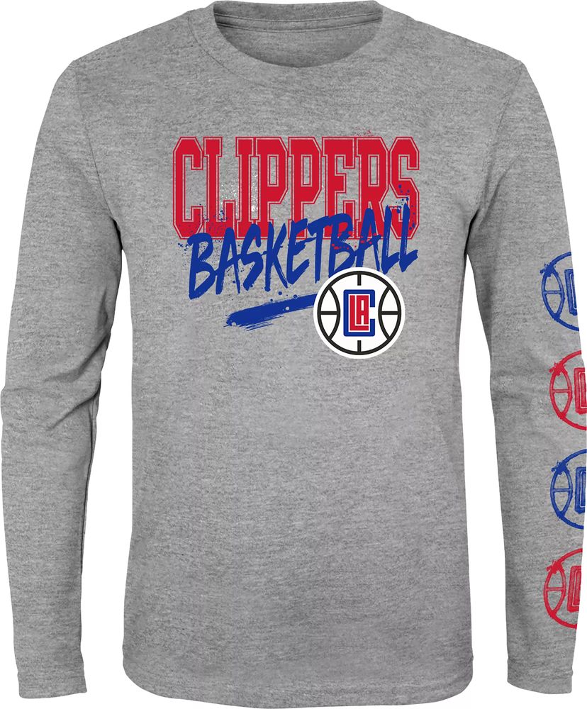 Nike Men's Los Angeles Clippers Red Practice Long Sleeve T-Shirt, Small